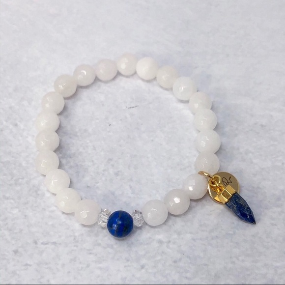 Set of Lapis • Jade • Natural Stone Bracelets - Picture 7 of 7